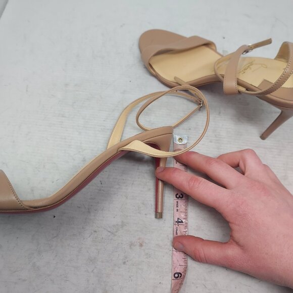 Christian Louboutin Loubigirl Nude Ankle Strap Heel Sandal - Picture 12 of 12